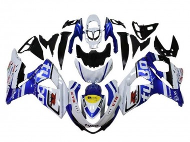 Carenagens Moto Suzuki GSXR 1000 2009-2016 - Branco Azul Amarelo Preto Tyco