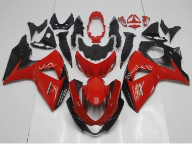 Carenagem Moto Suzuki GSXR 1000 2009-2016 - Vermelho Preto
