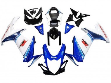 Carenagens Moto Suzuki GSXR 600 / GSXR 750 2011-2024 - Branco Azul Preto Brilhante Vermelho