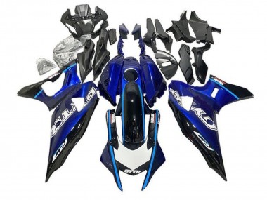 Carenagens Moto Yamaha YZF R7 2021-2024 - Azul Preto Azul Claro