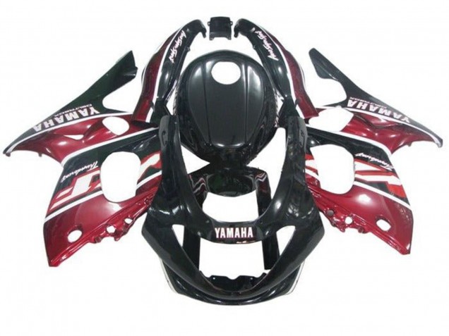 Carenagens Moto Yamaha YZF600R Thundercat 1996-2007 - Preto Vermelho Escuro Branco