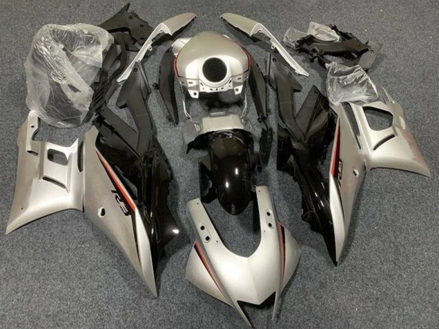 Carenagens Moto Yamaha YZF R3/R25 2019-2021 - Ouro Claro Preto Brilhante