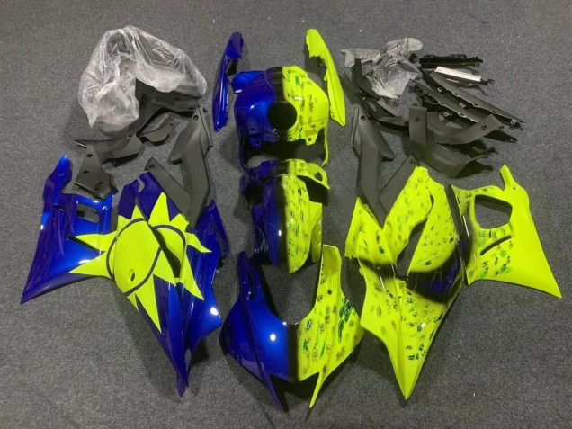 Carenagens Moto Yamaha YZF R3/R25 2019-2021 - Amarelo Azul