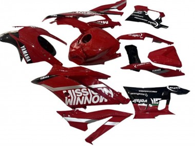 Carenagens Moto Yamaha YZF R3/R25 2022-2024 - Vermelho Preto Valsir