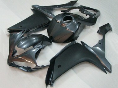 Carenagem Moto Yamaha YZF 1000 R1 2007-2008 - Prata Escuro Preto Fosco
