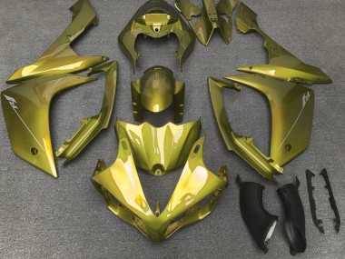 Carenagens Moto Yamaha YZF 1000 R1 2007-2008 - Amarelo Olive