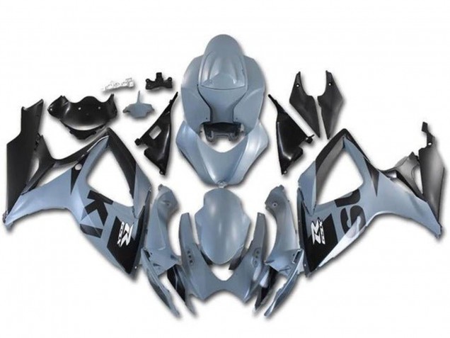 Carenagens Moto Suzuki GSXR 600 / GSXR 750 2006-2007 - Cinzento Preto