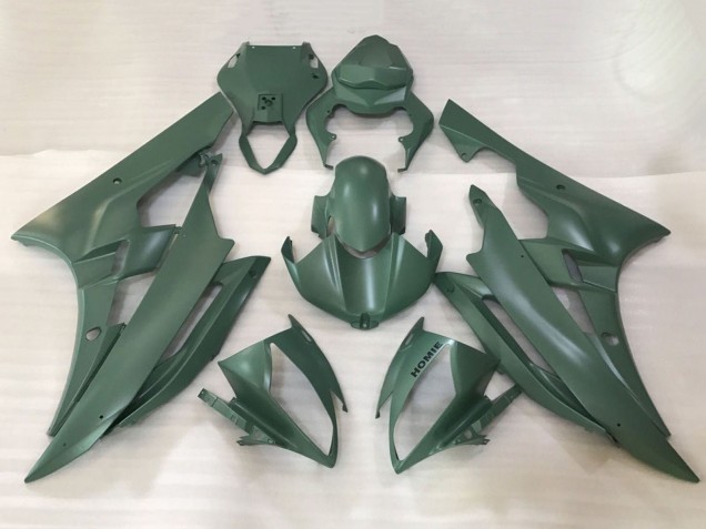 Carenagens Moto Yamaha YZF R6 2006-2007 - Verde Exército