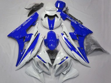 Carenagens Moto Yamaha YZF R6 2006-2007 - Branco Azul Motul Michelin