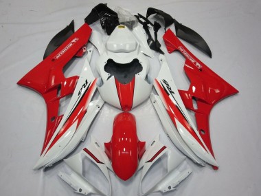 Carenagens Moto Yamaha YZF R6 2006-2007 - Branco Vermelho