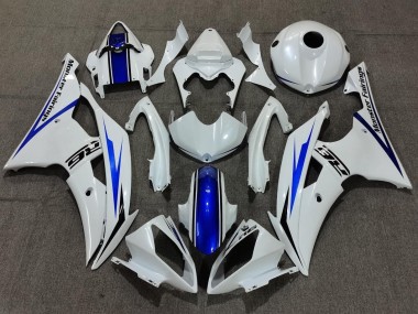 Carenagem Moto Yamaha YZF R6 2008-2016 - Branco Azul
