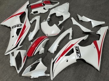 Carenagem Moto Yamaha YZF R6 2008-2016 - Branco Pérola Vermelho