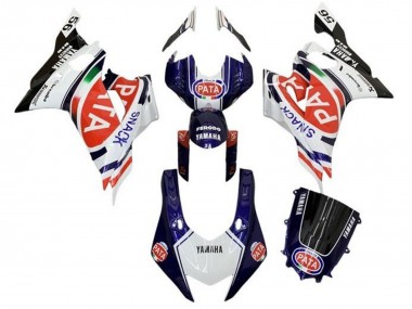 Carenagens Moto Yamaha YZF R6 2017-2023 - Branco Azul Vermelho Preto Pata