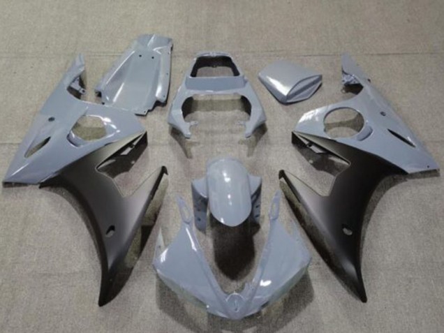 Carenagens Moto Yamaha YZF R6 2005 - Nardo Cinzento Preto Fosco