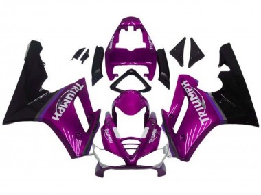 Carenagens Moto Triumph Daytona 675 Triple 2009-2012 - Roxo Preto Brilhante
