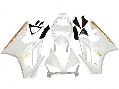 Carenagens Moto Triumph Daytona 675 Triple 2009-2012 - Branco Ouro