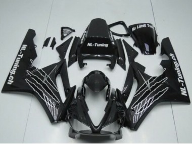 Carenagens Moto Triumph Daytona 675 Triple 2009-2012 - Preto Brilhante Branco Claw