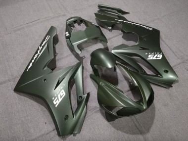 Carenagens Moto Triumph Daytona 675 Triple 2009-2012 - Verde Fosco Branco