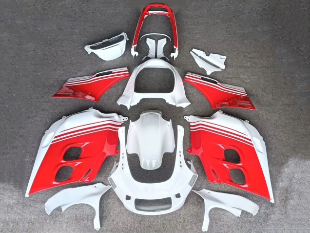 Carenagens Moto Honda CBR1000F Hurricane 1987-1988 - Branco Vermelho