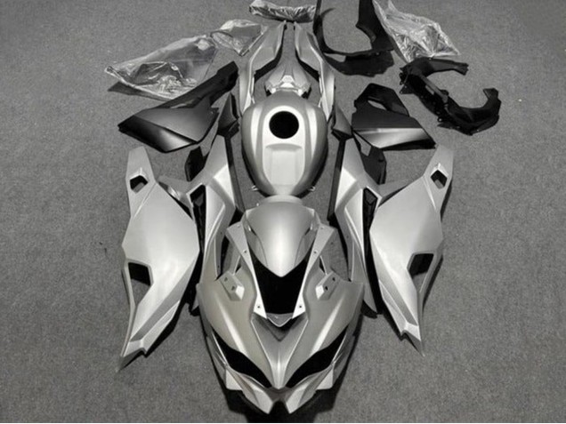 Carenagens Moto Kawasaki ZX4R ZX-4RR 2019-2025 - Prata Preto
