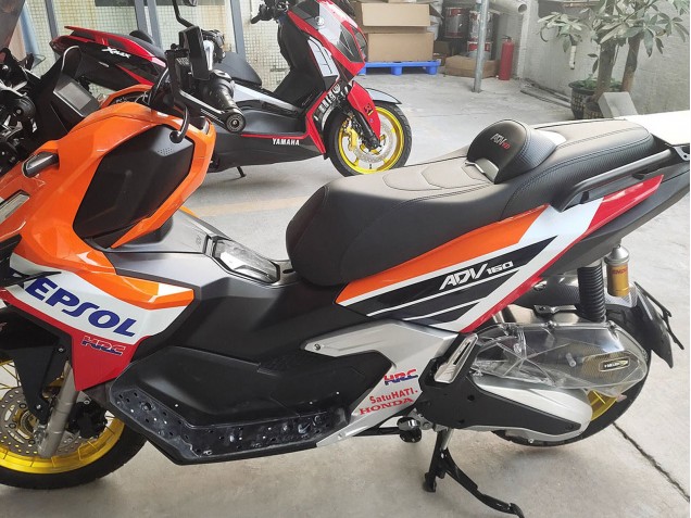 Carenagens Moto Honda ADV160 2022-2024 - Laranja Branco Vermelho Azul Repsol Red Bull
