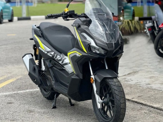 Carenagens Moto Honda ADV160 2022-2024 - Prata Amarelo Preto Fosco