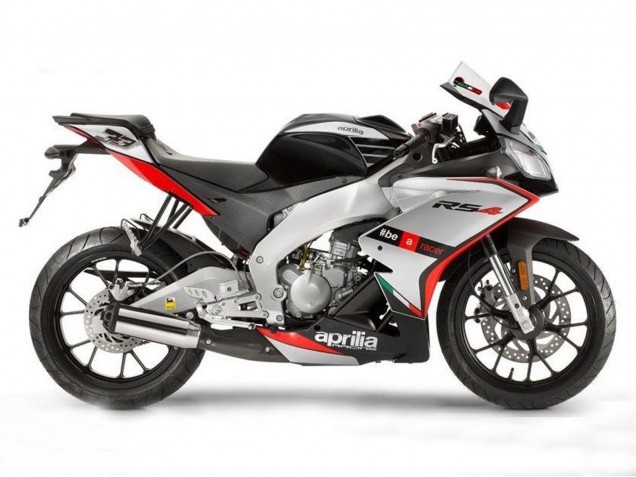 Carenagens Moto Aprilia RS4 50 125 2012-2018 - Prata Vermelho Preto