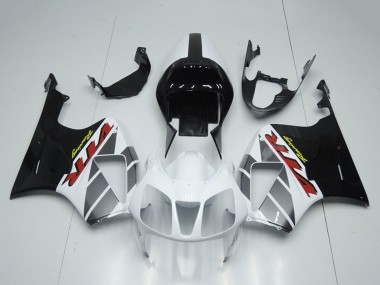 Carenagens Moto Honda VTR1000 2000-2006 - Branco Preto Brilhante