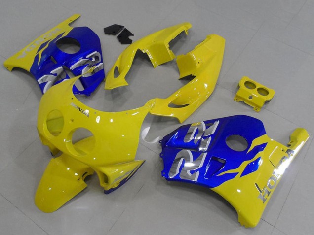 Carenagens Moto Honda CBR250RR MC22 1990-1998 - Amarelo Azul