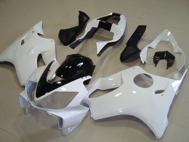 Carenagem Moto Honda CBR600 F4i 2001-2003 - Branco Preto Brilhante