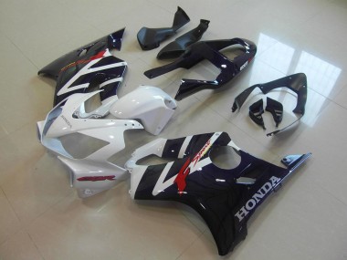 Carenagens Moto Honda CBR600 F4i 2001-2003 - Branco Preto Brilhante F Sport