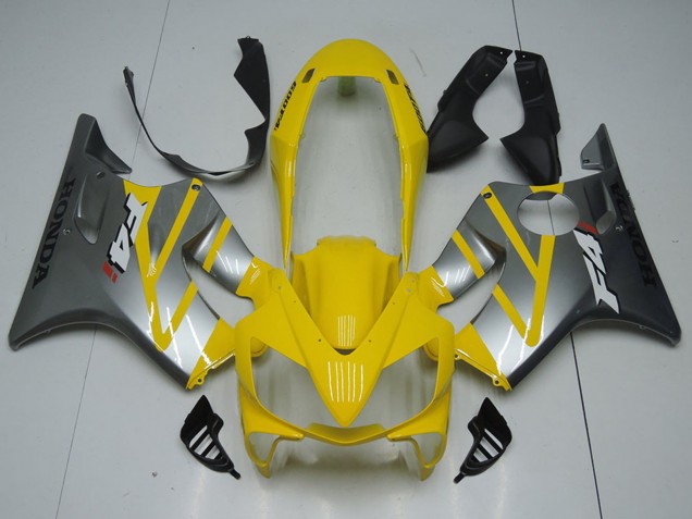Carenagens Moto Honda CBR600 F4i 2004-2007 - Amarelo Prata