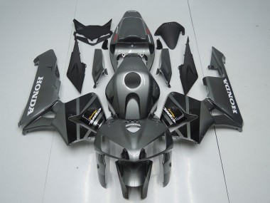 Kits Carenagem Moto Honda CBR600RR 2005-2006 - Cinzento Preto