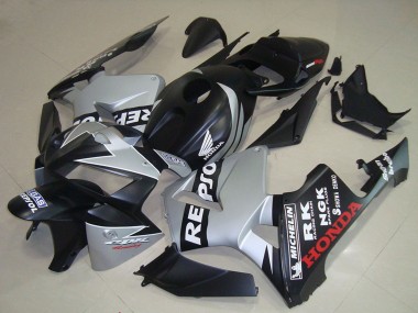 Carenagens Moto Honda CBR600RR 2005-2006 - Preto Fosco Prata Repsol