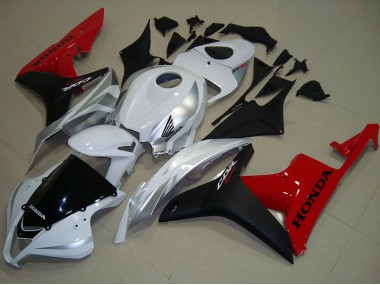 Carenagens Moto Honda CBR600RR 2007-2008 - Branco Prata Vermelho Preto Brilhante
