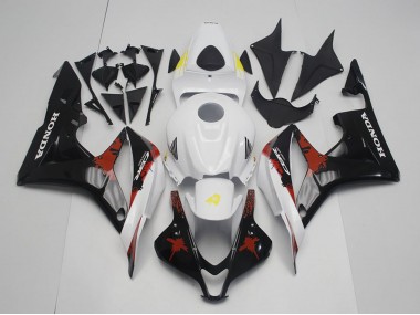Carenagens Moto Honda CBR600RR 2007-2008 - Branco Vermelho Amarelo Preto Brilhante Limited Edition