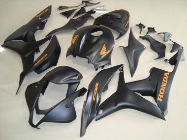 Carenagens Moto Honda CBR600RR 2007-2008 - Preto Fosco Ouro Decalques