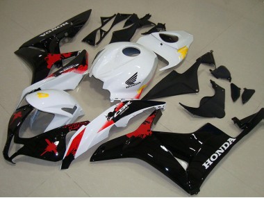 Carenagens Moto Honda CBR600RR 2007-2008 - Branco Amarelo Vermelho Preto Brilhante