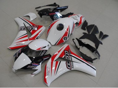 Carenagens Moto Honda CBR1000RR 2008-2011 - Branco Vermelho Preto Brilhante HRC