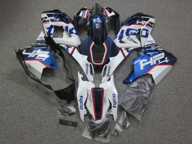 Carenagens Moto BMW S1000RR 2015-2016 - Branco Vermelho Azul HP Tyco