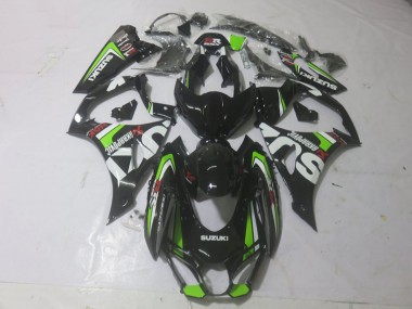 Carenagens Moto Suzuki GSXR 1000 2017-2024 - Preto Brilhante Verde Branco