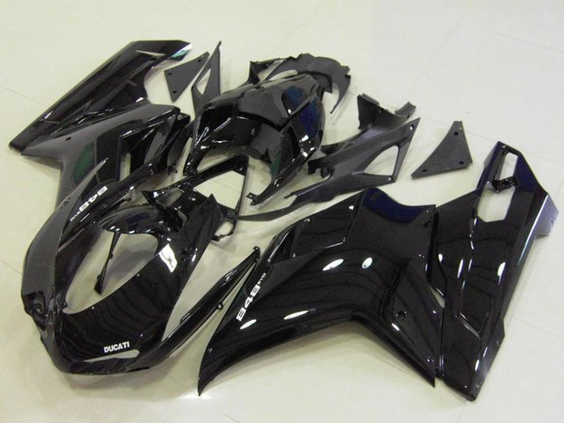 Carenagens Moto Ducati 848 2007-2014 - Preto Brilhante