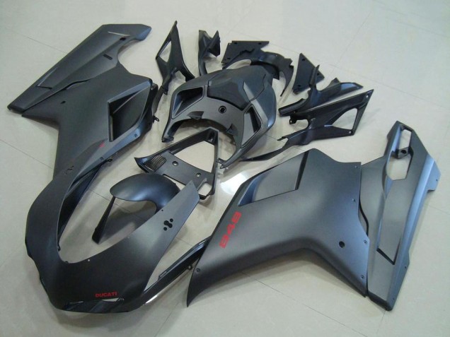 Carenagem Moto Ducati 848 2007-2014 - Preto Fosco
