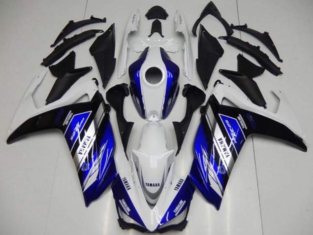 Carenagens Moto Yamaha YZF R3 2015-2018 - Branco Azul Preto Yamalube