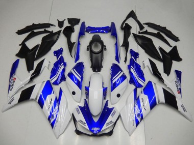 Carenagens Moto Yamaha YZF R3 2015-2018 - Branco Azul Preto Yamalube ENEOS