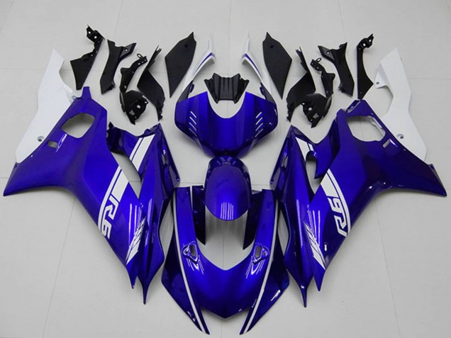 Carenagens Moto Yamaha YZF R6 2017-2023 - Branco Azul