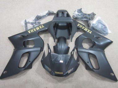 Carenagens Moto Yamaha YZF R6 1998-2002 - Preto Fosco Amarelo Decal