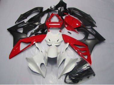 Carenagens ABS BMW S1000RR 2009-2014 - Branco Vermelho Preto Fosco