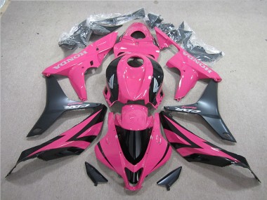 Kits Carenagem Moto Honda CBR600RR 2007-2008 - Rosa Preto Fosco
