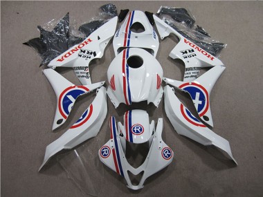 Carenagens Moto Honda CBR600RR 2007-2008 - Branco Azul Vermelho R